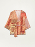 Kimono aus gemustertem Satin image number 4