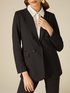 Blazer with covered buttons image number 2