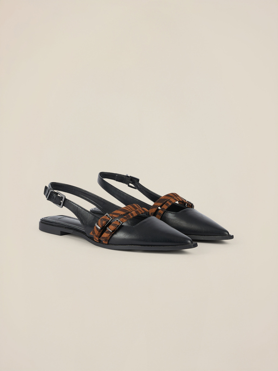 Slingback ballet flats