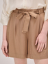 Bermuda shorts in twill with sash image number 2
