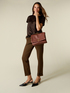 Houndstooth Milano stitch trousers image number 0