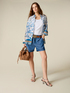 Shorts en tencel effet denim image number 0