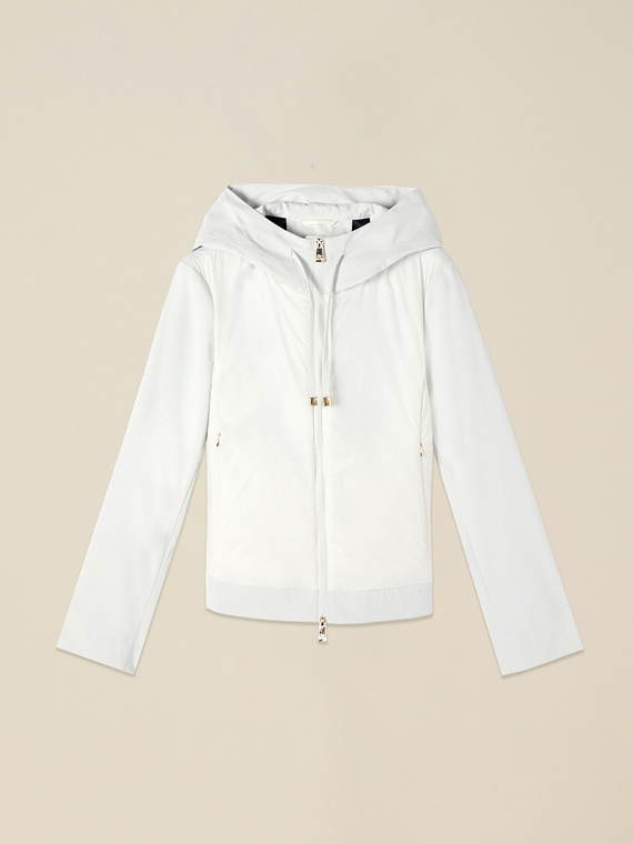 Lightweight combined puffer jacket