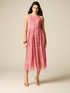 Midi-Kleid mit Flare-Schnitt aus Spitze image number 0