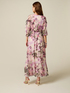 Langes Kleid aus Seiden-Voile-Mix mit Muster image number 1