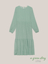 Vestito maniche lunghe a pois image number 3