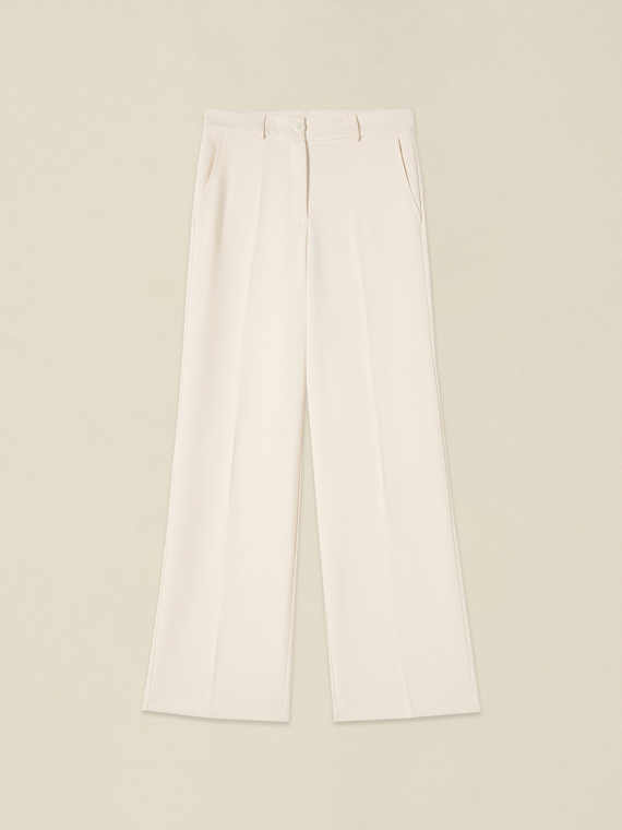 Palazzohose mit hoher Taille