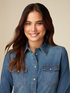 Camicia in denim eco-friendly image number 2