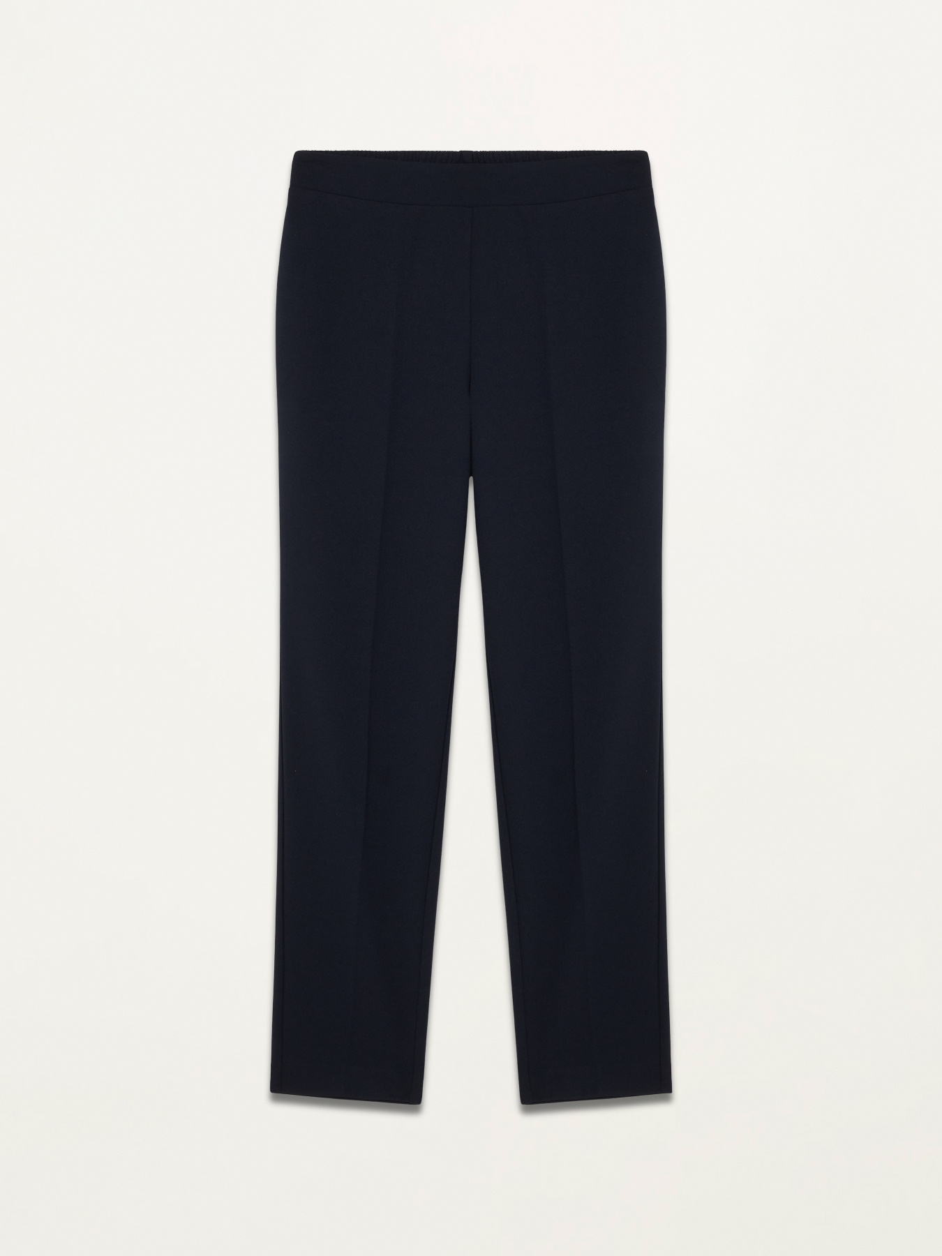 Stretch crepe scuba fabric joggers image number 4