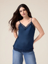 Top lingerie in raso e pizzo image number 0