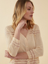 Cardigan corto traforato image number 1