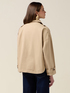 Short cotton trench coat image number 1