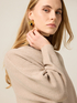 Viscose blend V-neck sweater image number 2