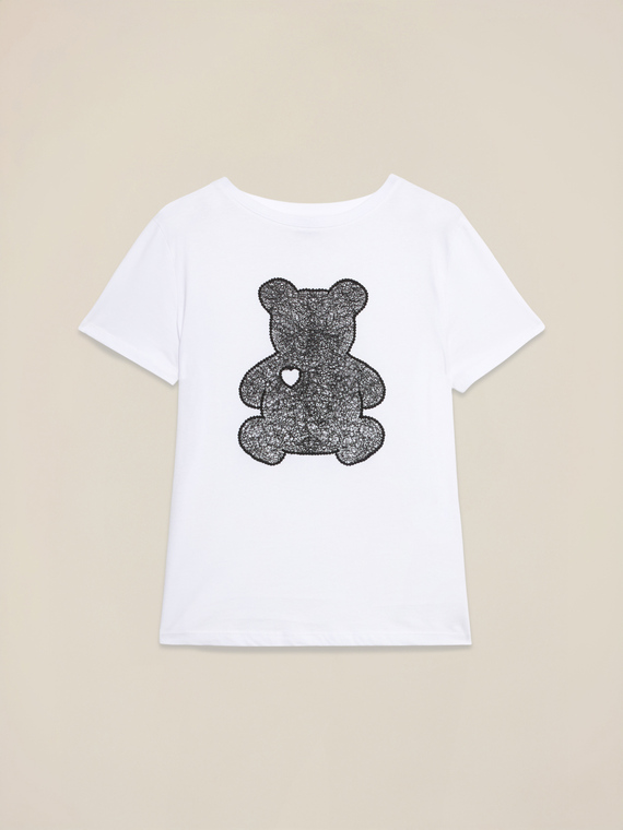 Jersey T-shirt with embroidery
