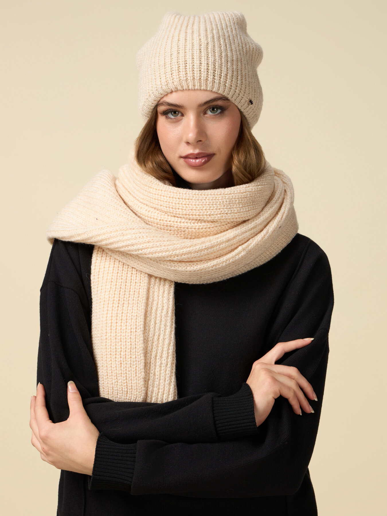 Wool blend scarf image number 0