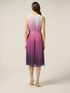 Robe longue pliss&eacute;e d&eacute;grad&eacute;e image number 1