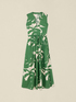 Robe &eacute;vas&eacute;e en popeline &agrave; motifs image number 3