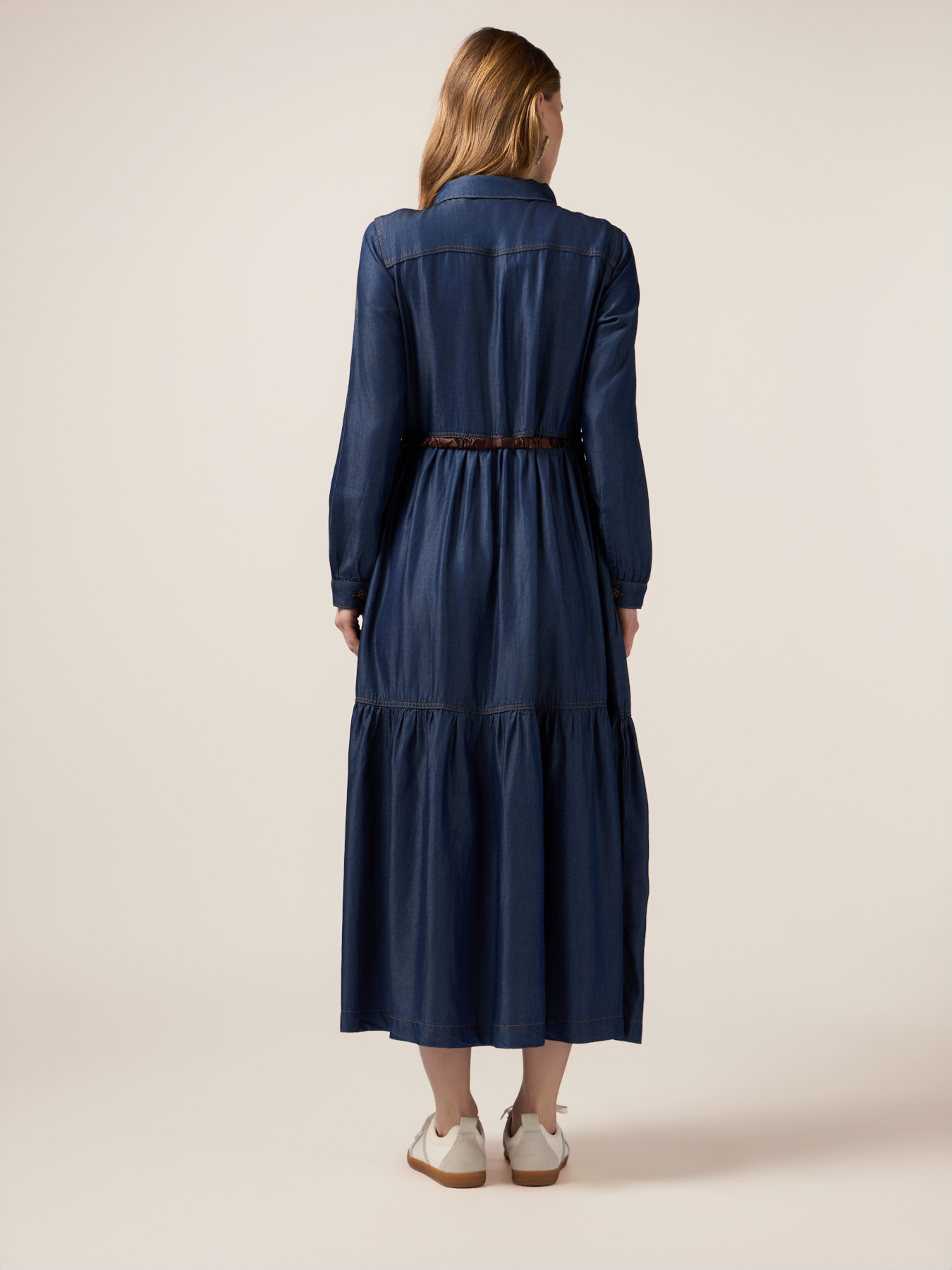 Vestito chemisier in tencel image number 1