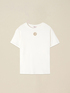 T-shirt avec intarsia et cristaux image number 3