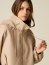 Parka veste en m&eacute;lange de coton avec capuche image number 2