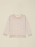Lurex cardigan with jewel embroidery image number 3