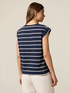 Striped T-shirt with decorative buttons image number 1