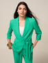 Blazer crois&eacute; avec ceinture image number 4