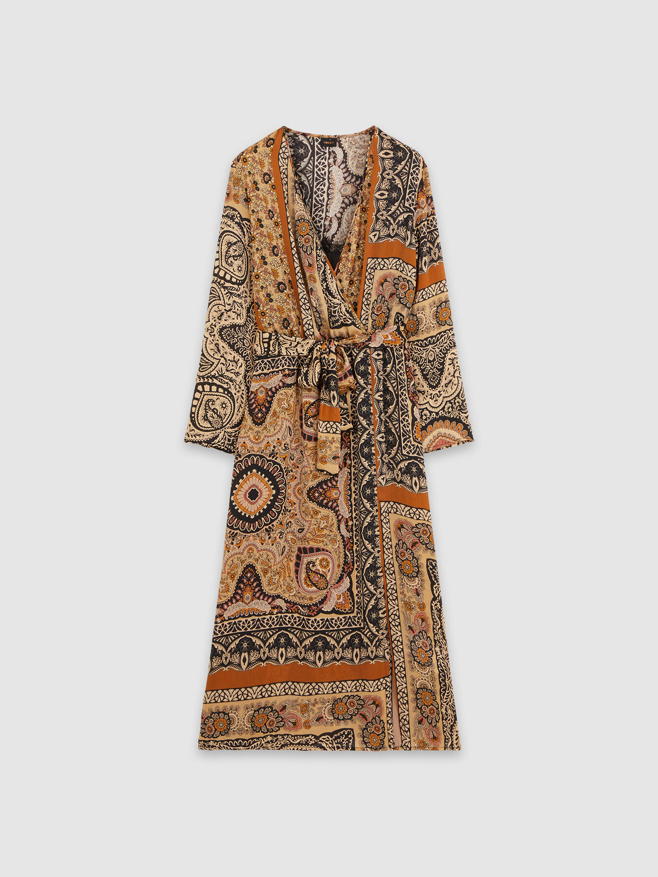 Robe mi-longue &agrave; imprim&eacute; boh&egrave;me image number 4