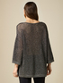 Lurex-Pullover in Netzmuster image number 1