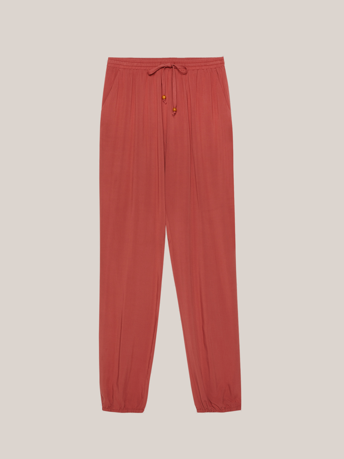 Pantalon jogger en viscose image number 3