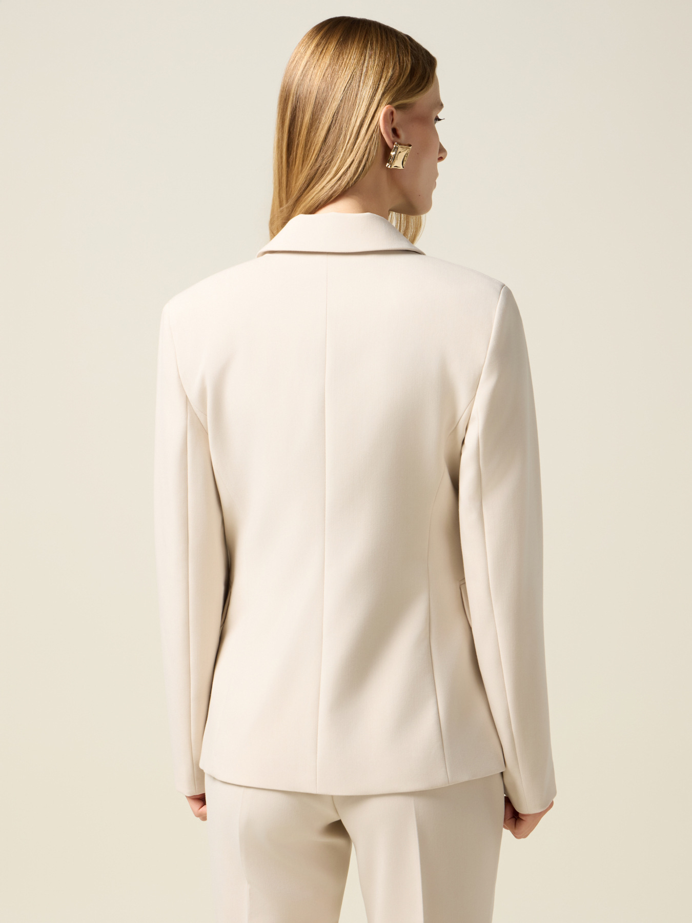 Blazer din amestec de v&acirc;scoză image number 1