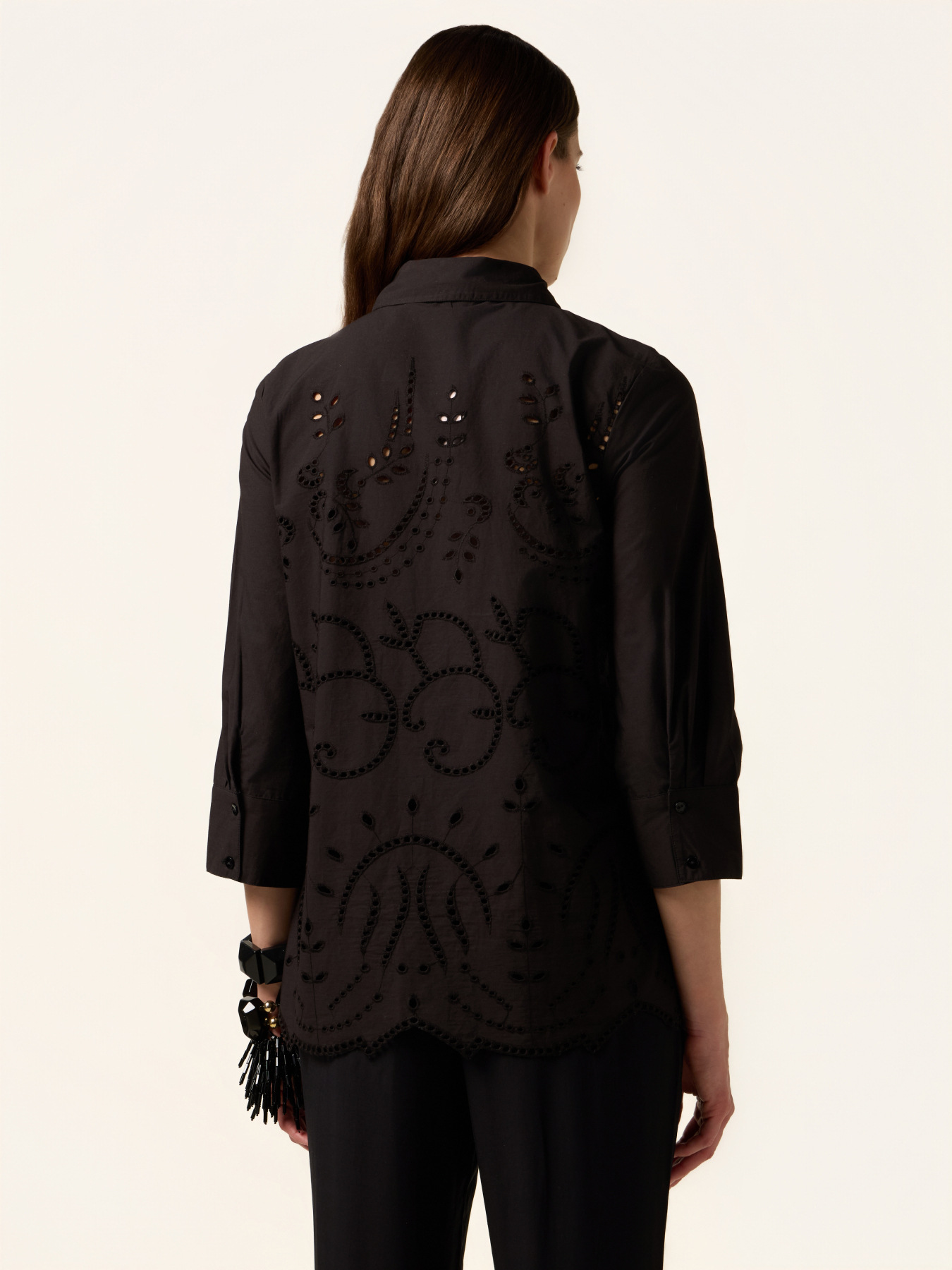 Camicia in pizzo sangallo image number 1