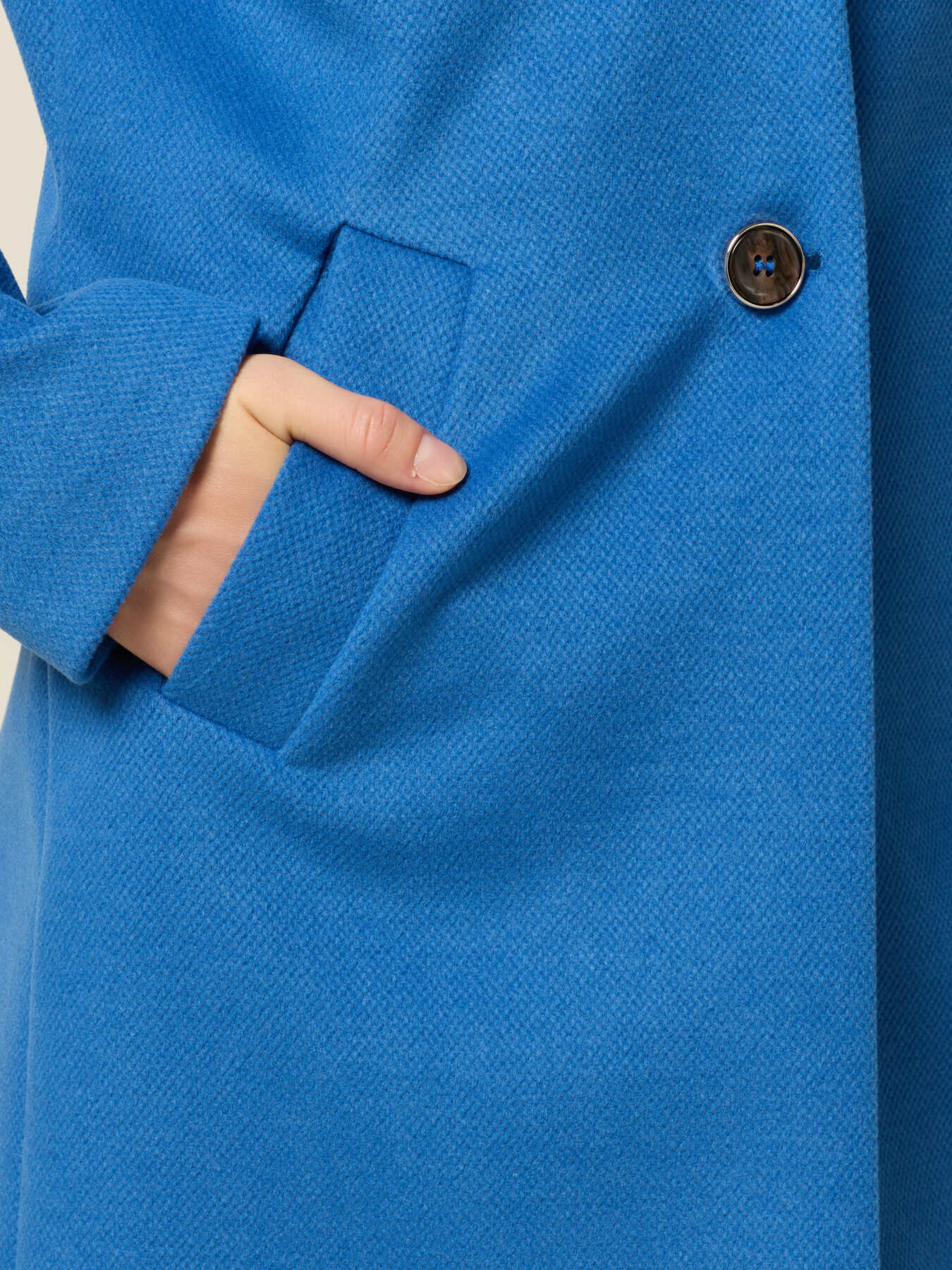 Manteau long en drap image number 2
