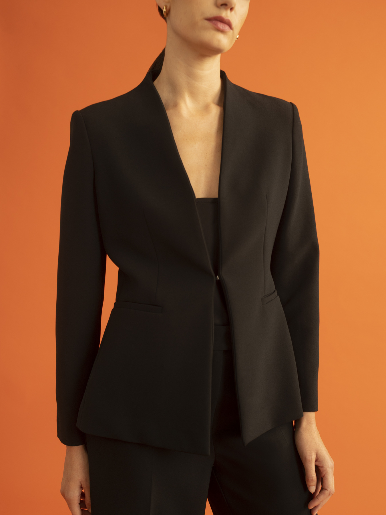 Blazer in tessuto stretch image number 2