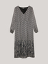 Vestido midi con estampado de fantas&iacute;a de cachemir image number 3