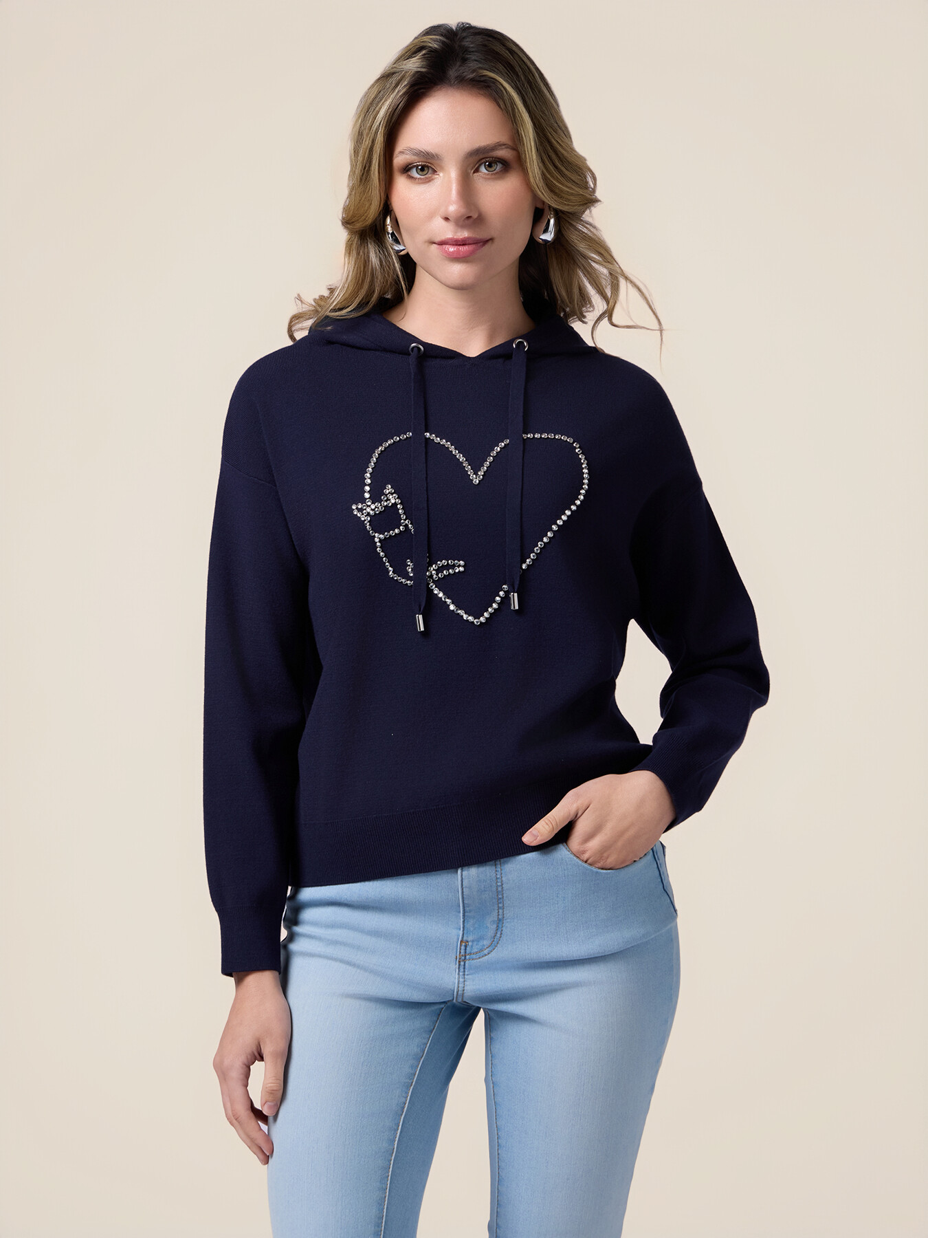 Strickpullover mit Schmuckstickerei image number 0