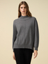 Pure cashmere funnel neck sweater image number 0
