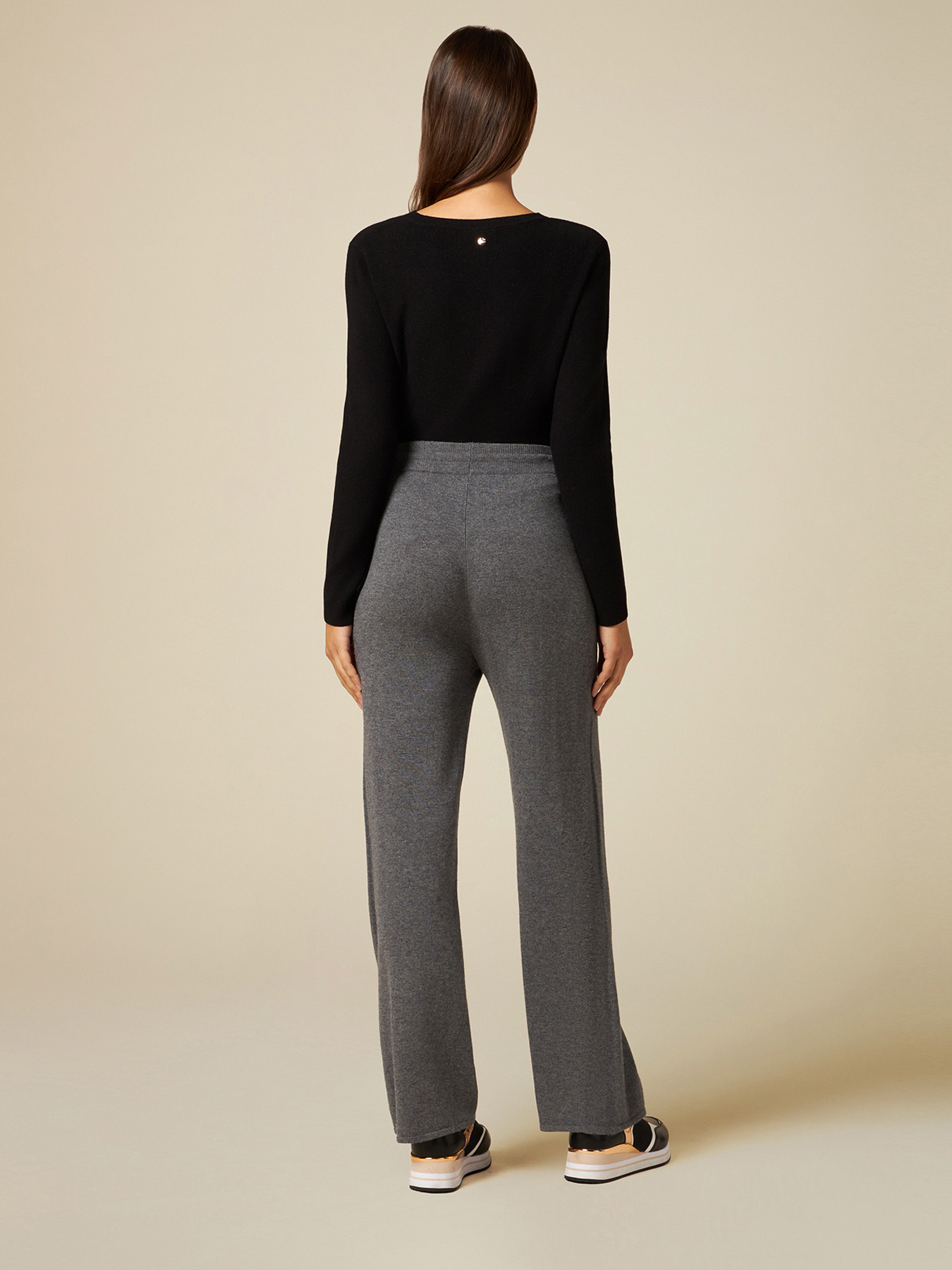 Pantaloni in maglia misto cashmere image number 1