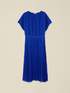 Midi dress in pleated georgette image number 3