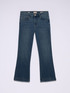 Jeans little flare con bottone gioiello image number 4