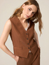 Gilet in tessuto fluido image number 0