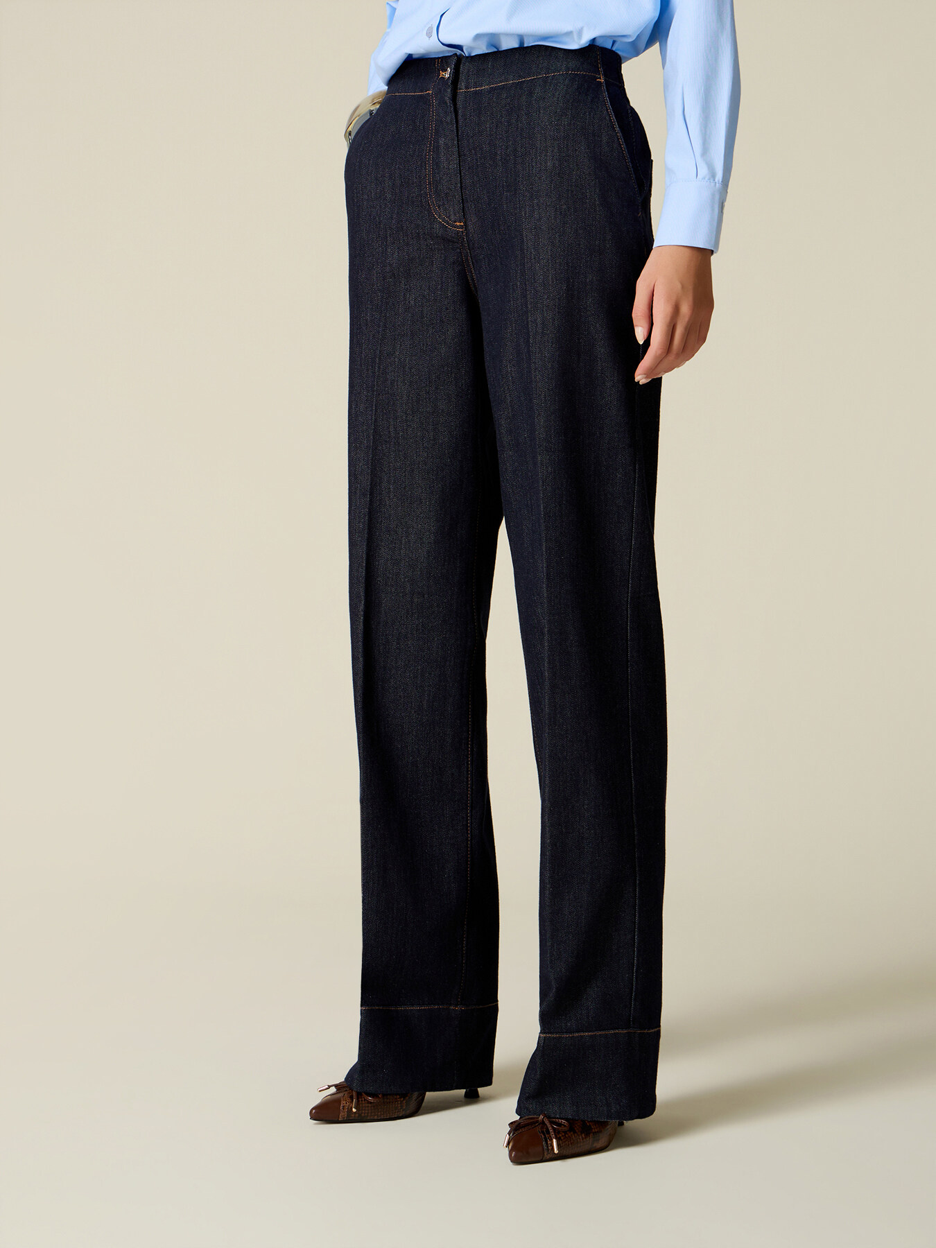 Wide-leg jeans image number 3