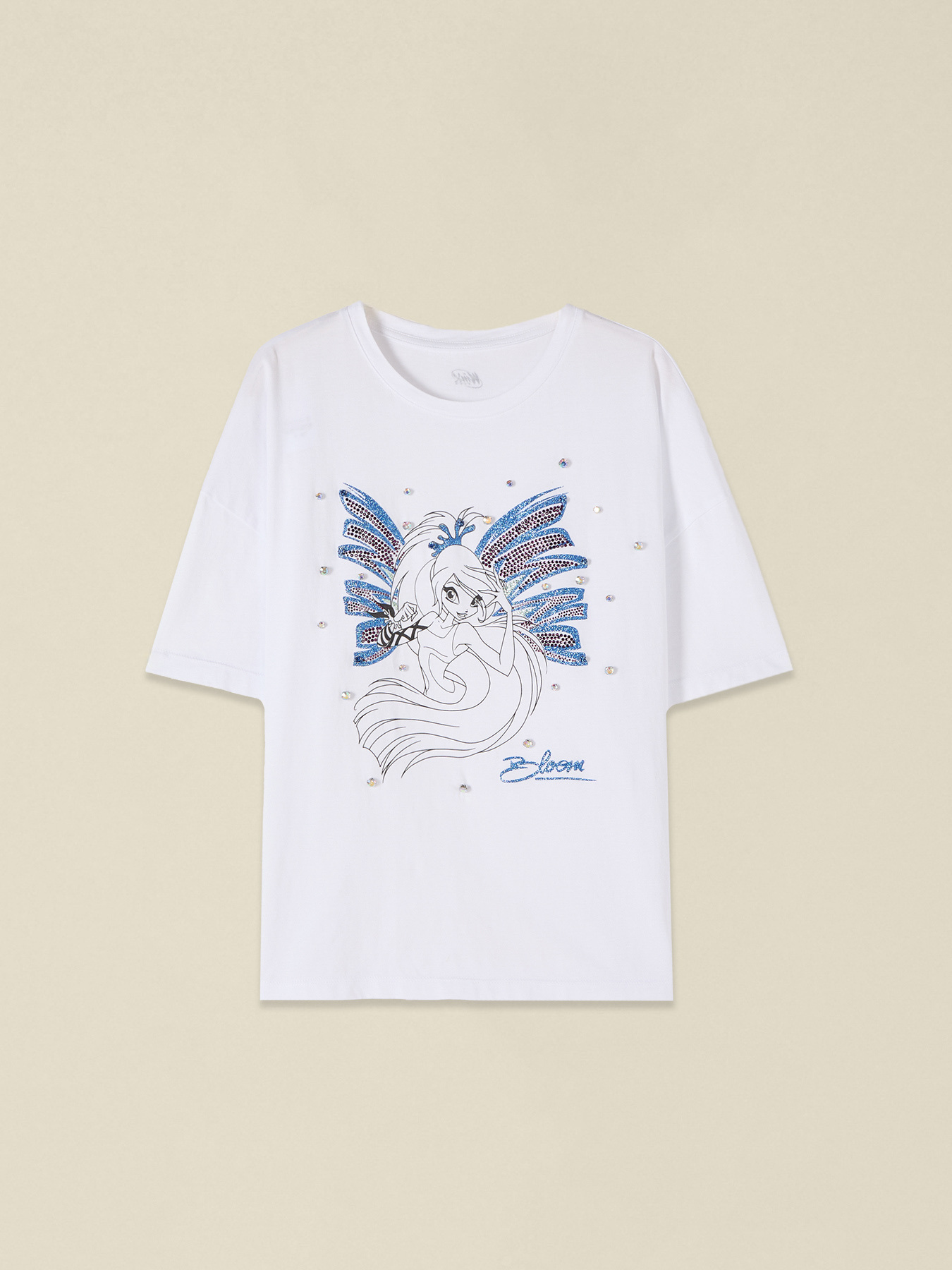 T-shirt Winx con cristalli e castoni image number 5