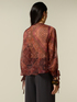 Crepon shirt with bow image number 1