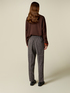 Mixed viscose fabric joggers image number 1
