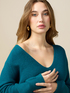 Oversize-Pullover mit V-Ausschnitt image number 2