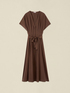 Midi dress with kimono sleeves image number 3