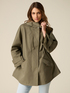 Oversized parka with hood image number 0
