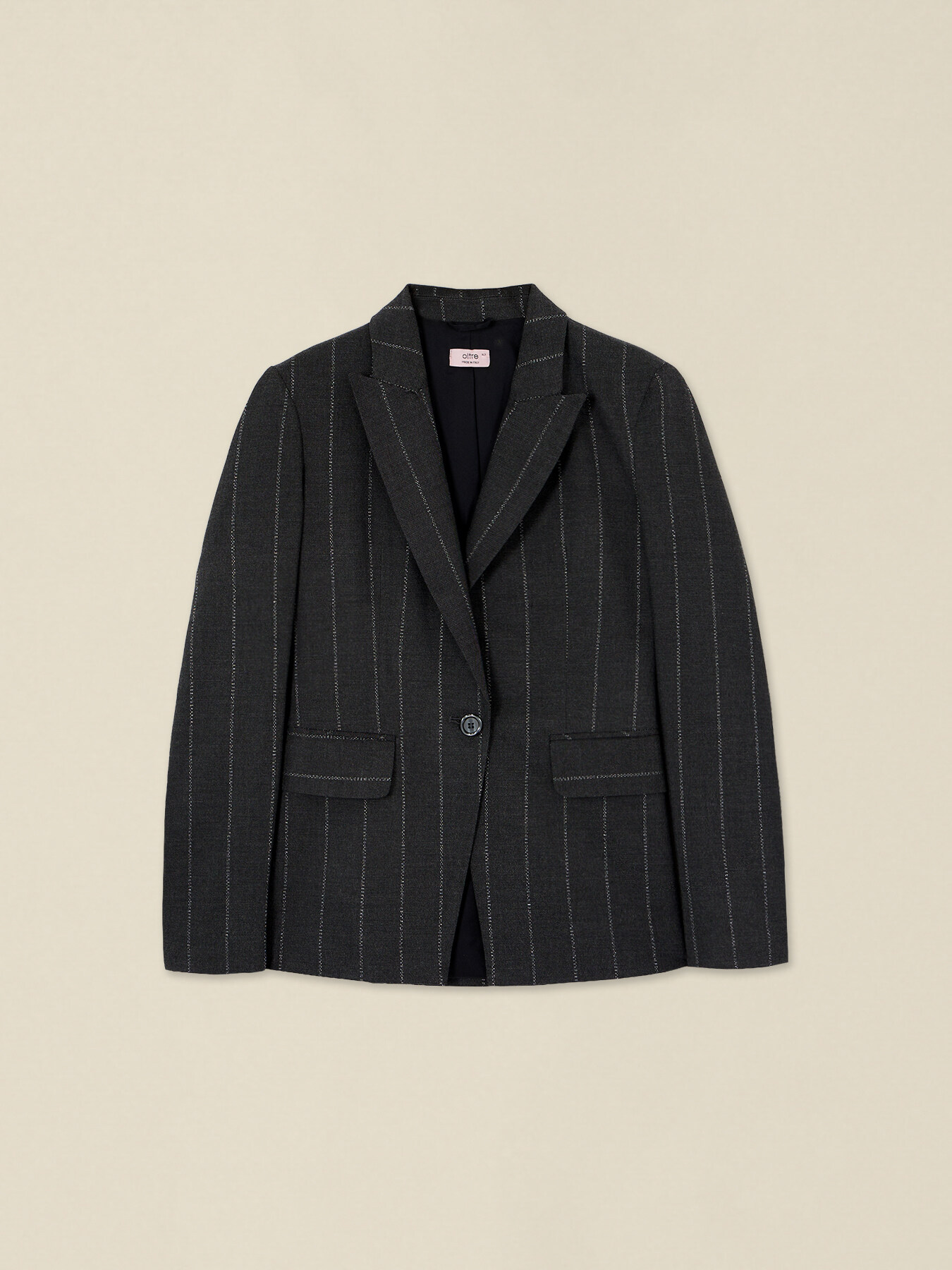 Blazer in flanella gessata image number 3