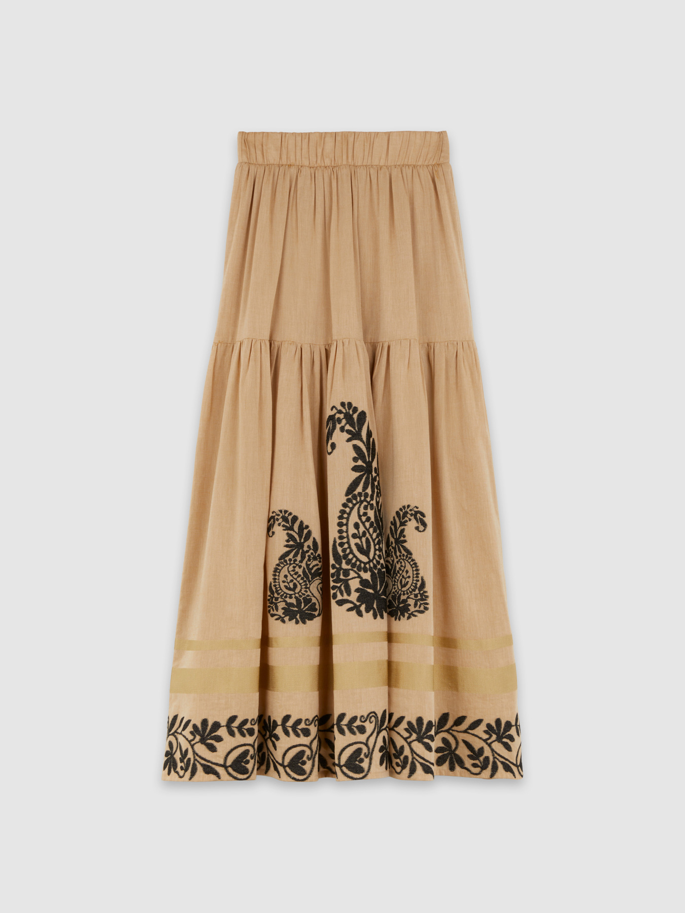 Gonna lunga con ricami image number 3